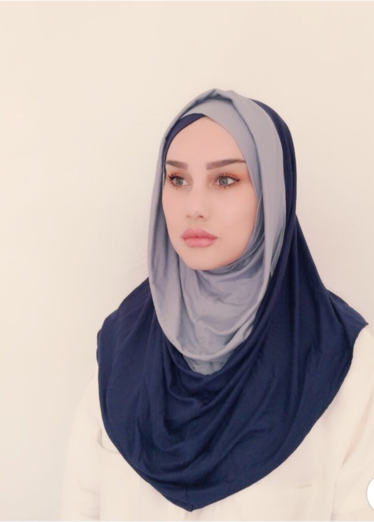 Two Colours Hijab - MERCAN HIJAB