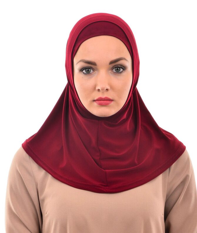 Mercan Hijab Practical Scarf with Bonnet
